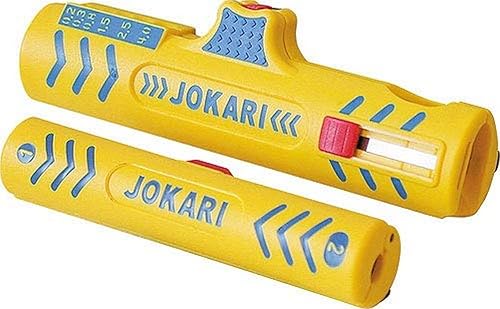 Set per il trattamento dei cavi Jokari Secura II (per cavi coassiali da Ø 4,8 a 7,5 mm e cavi tondi da Ø 8 a 13 mm, strumento per spelare i cavi) 490119 - Honorern