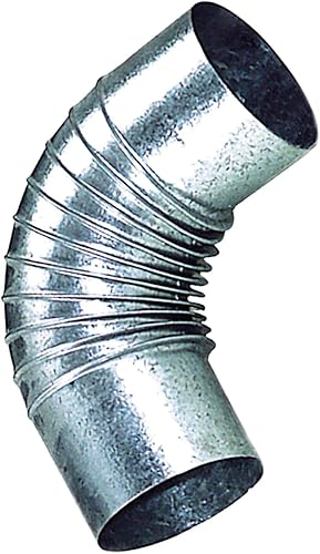 LINEA PROFESIONAL 22010128 Codo Estufa Galvanizado de 150 mm. 90°, 0, Cranberry, Extra Large - Honorern