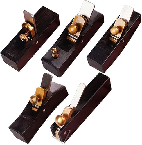 Mini pialla per la lavorazione del legno, strumenti di piallatura in legno, mini pialla in acciaio per lucidatura fine per levigare il legno, smussatura (fondo ad arco) - Honorern