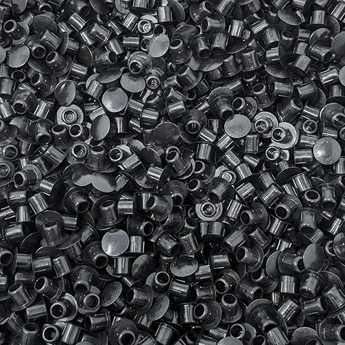 M8 - Tappi per fori in plastica, confezione da 50, colore: marrone - Honorern