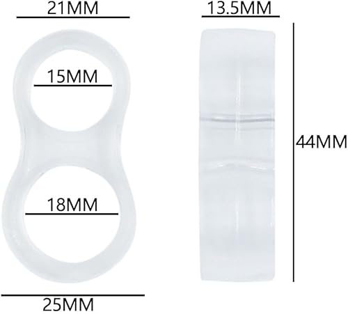 10 Pezzi Fermaporta per Maniglia Trasparente PVC Paracolpi per Maniglia per Porte Muro Anti Protettori Maniglia Tampone Proteggi Finestre, 8-Forma - Honorern