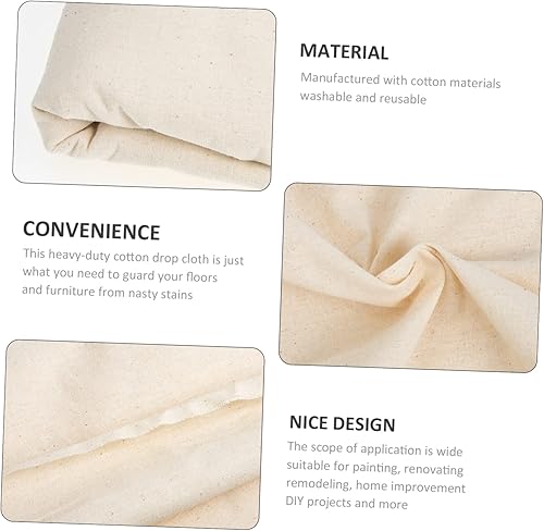 PRETYZOOM Protezione del Pavimento Pittura Panni Goccia Vernice Goccia di Stoffa Goccia Tende di Stoffa Pittori Goccia Panno Pittura Forniture Pittura Tarp Pittore Panno di Goccia Vernice - Honorern