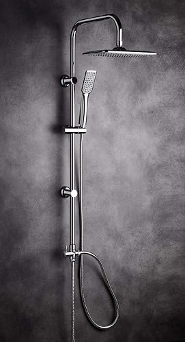 Colonna Doccia A Ponte Con Soffione Cervicale Rettangolare - Honorern