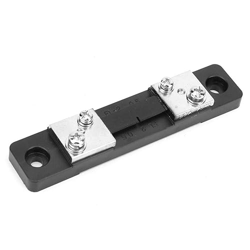 Resistenza shunt corrente 50A/100A 75mV, resistenza shunt corrente AMP per misuratore analogico amperometro digitale(50A) - Honorern