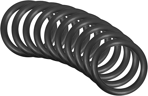 32mm x 24mm x 4mm Nitrile Gomma O-ring x 10pz Rotondo Guarnizione Rondella per Rubinetto Idraulica Riparazione Sigillatura Connessione [Nero] - Honorern