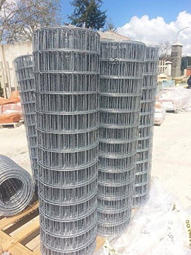 Rete elettrosaldata zingata 50x75 h 150 rotolo 25mt - Honorern