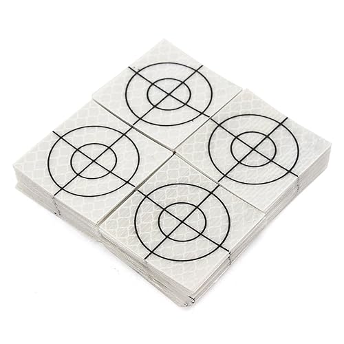 Tutoy 100Pcs Totale Stazione Riflessione Riflettore Nastro 40 X 40mm Stazione di Destinazione - Honorern