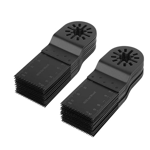 Lame per sega oscillanti universali strumento multifunzione a sgancio rapido 20 pezzi 34 mm con marcatori integrati per la riparazione - Honorern