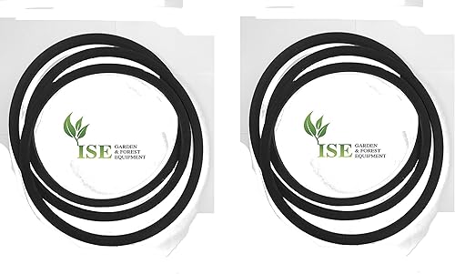 ISE® - Cinghia di trasmissione e cinghia di ricambio per Castel Garden CT13.5-90, sostituisce i codici articolo: 135062012/0 e 135061508/0 - Honorern