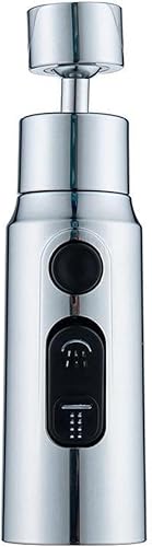 Estensore per rubinetto del lavandino, estensione del rubinetto girevole, estensione del rubinetto, estensore per lavello da cucina, spruzzatore per rubinetto regolabile, design girevole a 360 gradi, - Honorern