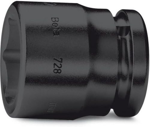 Beta 728 27 - Chiavi a bussola con attacco quadro femmina 3/4' bocca esagonale serie normale, fosfatate - Honorern