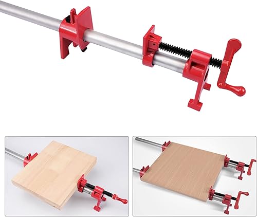 3/4 Set di Morsetti in Metallo per Legno a Base Larga per impieghi rapidi a sgancio rapido Banco da Lavoro, Clamp Wood Heavy Duty in ghisa - Honorern