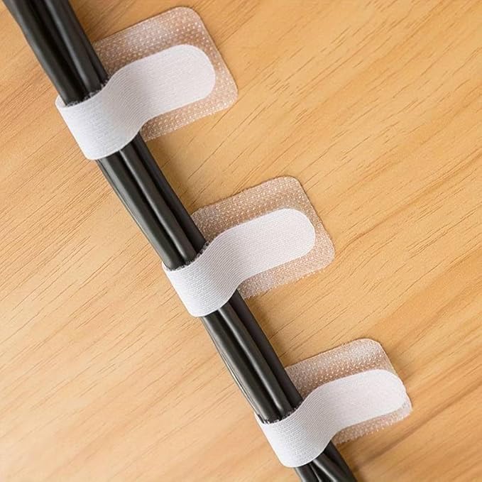 Organizzatore Cavi, Raccogli Cavi Copricavo Fermacavi Multifunzione Adesivo Self-closing, Nascondi Cavi Per Ufficio Casa (5) - Honorern