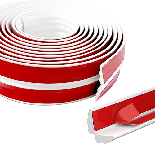 Listelli decorativi autoadesivi, morbidi, autoadesivi, utilizzati per la protezione degli angoli, adatti per porte, finestre, pareti e pavimenti (2 cm x 3 m) - Honorern