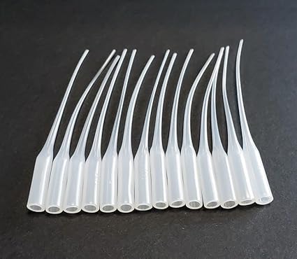 500 pezzi di micropunte di colla, micro punte di estensione in plastica, applicatore di precisione per estensore di colla, dispenser di colla super con una scatola (500) - Honorern