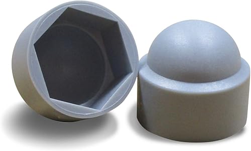 100 pezzi - Cappucci copri-dado M10, chiave di 17 mm, plastica Grigia - FAH317-L - Honorern