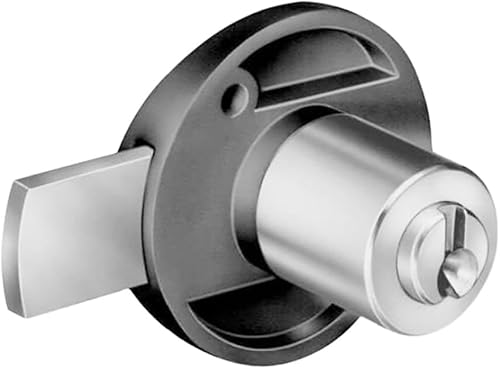 Serratura Meccanica per Anta - Serratura di Sicurezza per Applicazione Universale Armadietti, Antine, Cassetti, Serratura a Cilindro Adatta al Legno, Made in Italy (2131NE) - Honorern