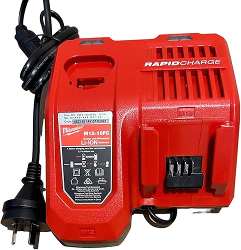 Milwaukee M12-18FC M12-M18 Multi Fast Charger, 230 V, taglia unica - Honorern