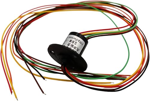 12.5mm 300Rpm 6 Fili CIRCUITSx2A Capsule Slip Ring AC 240V per Monitor Robot - Honorern