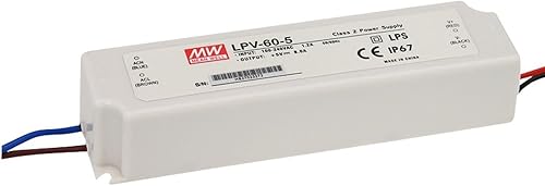 Alimentatore LED 60 W, 24 V, 2,5 A; MeanWell, LPV-60-24; alimentatore di commutazione - Honorern