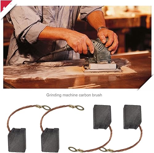 eMagTech 2 paia di spazzole per motore in carbonio 8 x 14 x 18 mm, compatibili con Metabo W16167 W16178 W16230 W19178 W19180 Parkside PWS230SE - Accessori di ricambio per smerigliatrice angolare - Honorern