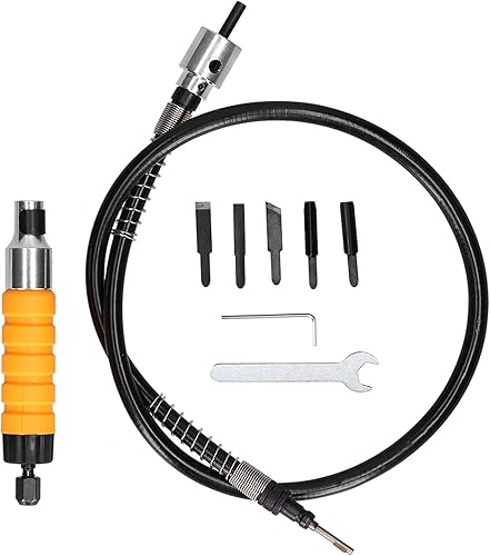 Scalpello elettrico per legno, strumento per intaglio, vibrazioni ad alta velocità, scalpello elettrico per lavorazione del legno con albero flessibile, set di coltelli per - Honorern