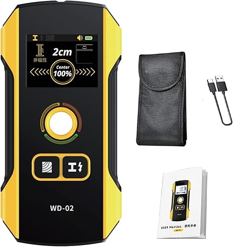 Avanzato WD 02 Metal Detector Wall Scanner Progettato, Rivelatore a Parete Borsa di Immagazzinaggio Scanner da parete Metal Detector Metallo Legno Stud Trova - Honorern