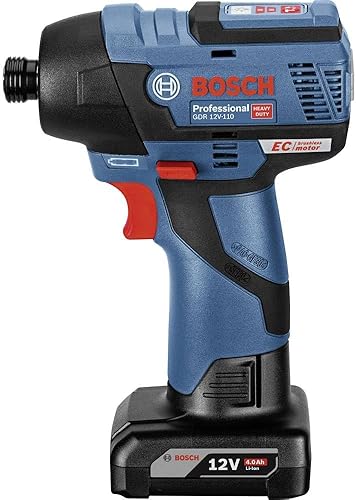 Bosch Professional GDR 12V-110 10.8V Avvitatore a Massa Battente a Batteria, Ioni di Litio, 10.8 V, Solo, karton / 06019E0002 - Honorern