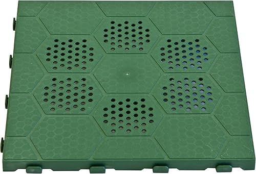 PAVIMENTO IN PP CM.40X40 MOD. E40 - PZ 6 - Verde - Honorern