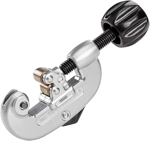 RIDGID 32915 Modello 10 Tagliatubi con Avanzamento a Vite con Rotella per Acciaio inox, Capacità 3-25 mm - Honorern