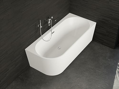 CAPRI DROITE - Vasca freestanding a parete Destra L 170 x l 76 cm - Honorern