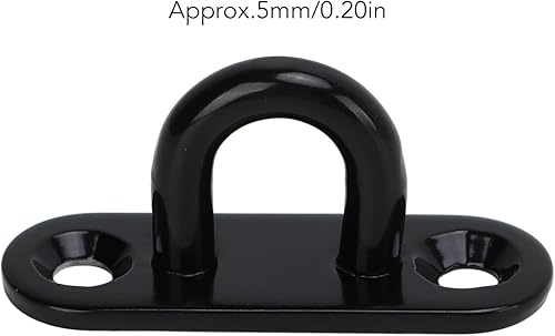 5 Pcs Gancio da Soffitto,5mm Ganci per Soffitto Piastra in Acciaio Inossidabile,Ganci per Soffitto Heavy Duty per Attività All'Aperto - Honorern
