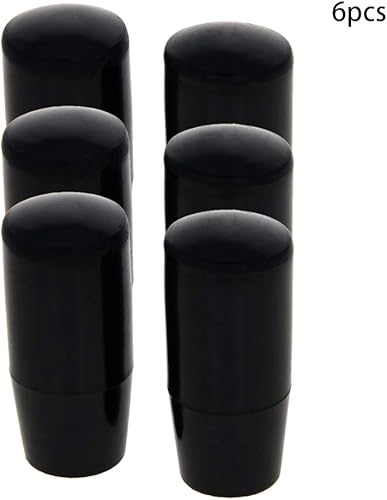 MroMax Volantino M8 Filettatura Femminile Impugnatura Maniglia Plastica 40mm/1.57' Lunghezza Nero 6pcs - Honorern