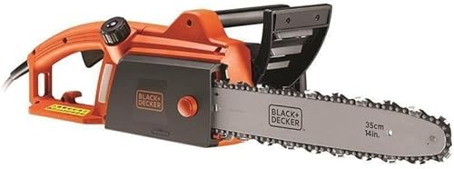 BLACK+DECKER Motosega Elettrica Lunghezza Barra E Capacità Di Taglio 40 Cm, Doppia Impugnatura 1800 W, CS1840-QS - Honorern
