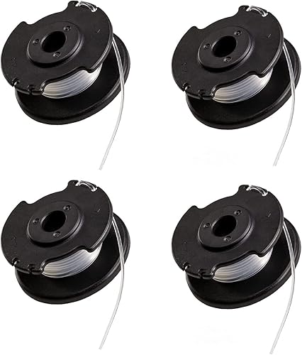 Viilich 6 bobine di filo di ricambio, per tagliaerba a batteria Einhell GE-CT 18/28 Li e GE-CT 18/28 Li TC, per bobina di filo di ricambio Einhell TLE-03, 2 ricambio copertura bobina TLE-03-1 - Honorern