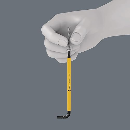 Wera, 967 SL TORX HF Multicolour Chiave a L con ritegno vite, TX 15 x 90 mm - Honorern