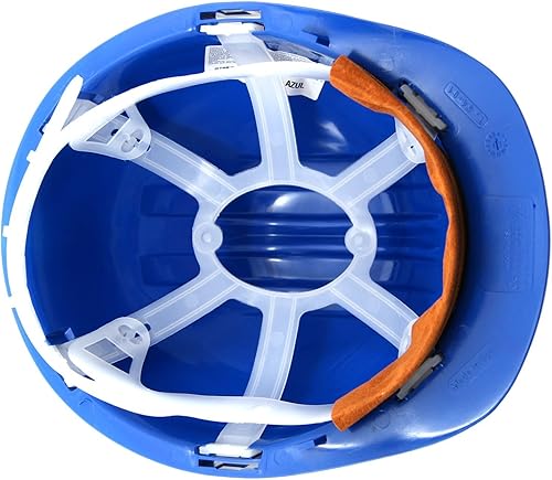 Casco di sicurezza ventilato leggero a 8 punti, imbracatura da lavoro di costruzione, casco rigido con cricchetto antiscivolo - Honorern