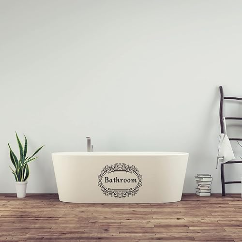 Adesivo da Parete per Lavanderia Lavaggio A Sci Sono Piega Murales Adesivo Vinile da Muro Decorazione Lavanderia Adesivo Murali Segno per La Casa Lavatrice Asciugatrice Nero - Honorern