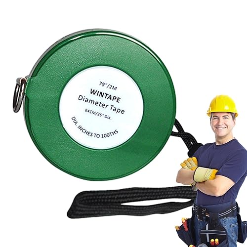 Misuratore di diametro preciso Strumento di misurazione del tubo professionale Attrezzatura di misura Misura a nastro imperiale e metrica Nastro di misurazione del diametro 'albero della tasca - Honorern