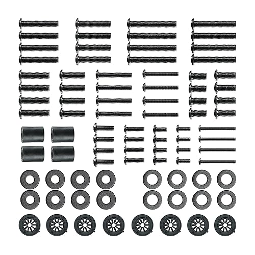 Set di viti VESA universali per TV o monitor fino a 80 pollici, M4 M5 M6 M8 viti TV distanziatori rondelle - Honorern