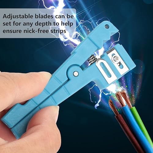 Fiber Optic Jacket Stripper 45-163 45-162 Utensile per Tagliare Cavi con Cavo Coassiale(45-162) - Honorern