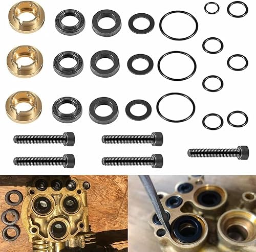 Kit di guarnizioni efficienti per idropulitrici per idropulitrici, compatibile con numeri di modello per 190595GS, 190711GS (27PCS) - Honorern