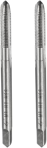 M3 x 0.5 Filetto Fresatura Maschiatura, 2pz Metrico Macchina Maschi H2 Alta Velocità Acciaio non Rivestito Dritto Scanalatura - Honorern