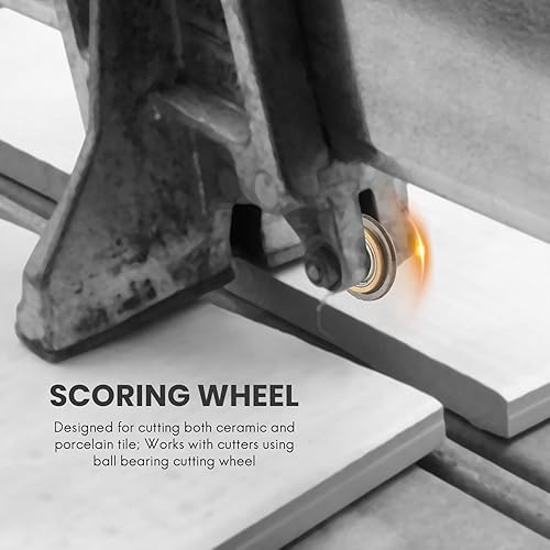 2 pezzi 6000M 22×6×6mm Piastrelle Ruota di Valutazione Piastrelle Ruota con Vite e Dado per Manuale Tile Macchina di Taglio - Honorern