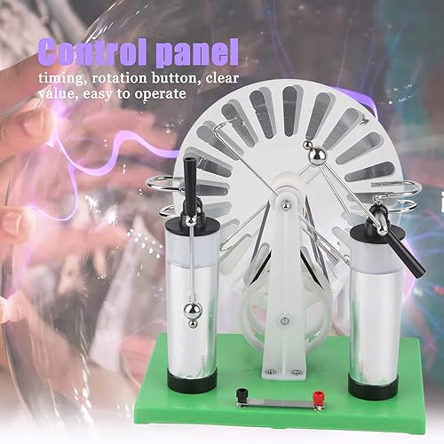 Qinlorgon Macchina elettrostatica, generatore a manovella, generatore di scarica, generatore di induzione elettrostatica esperimento Fisico - Honorern