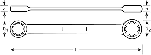 Llave Carraca Doble Pla 16-19 - Honorern