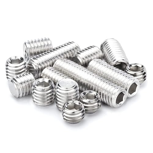 Viti Senza Testa M6 Viti a Brugola a Senza Testa in Acciaio Inox Ferramenta Elementi di Fissaggio M6×40mm,10 pcs - Honorern