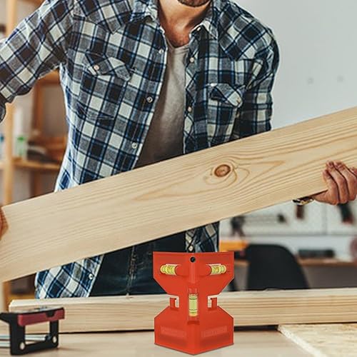 Livella a bolla magnetica, livella a bolla per pali di recinzione, 3 fiale per bolle d'aria, strumento di misurazione angolare magnetico, attrezzi per recinzioni per case d'affari - Honorern