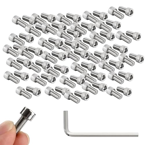 Viti A Testa Cilindrica Con Esagono Incassato, 100 Pezzi M3 X 8mm, Viti A Filettatura Metrica, Per Stampante 3D Mobili, Filettatura Completa - Honorern