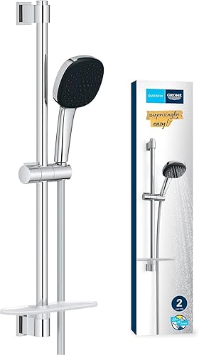 Grohe Vitalio Comfort 110 Set asta doccia 2 getti (Rain, Jet), 26929001 - Honorern